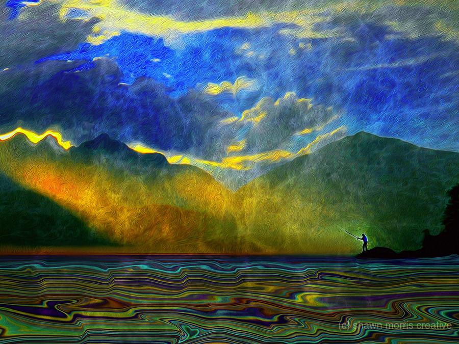 east shore saulitude and sorenity  Print