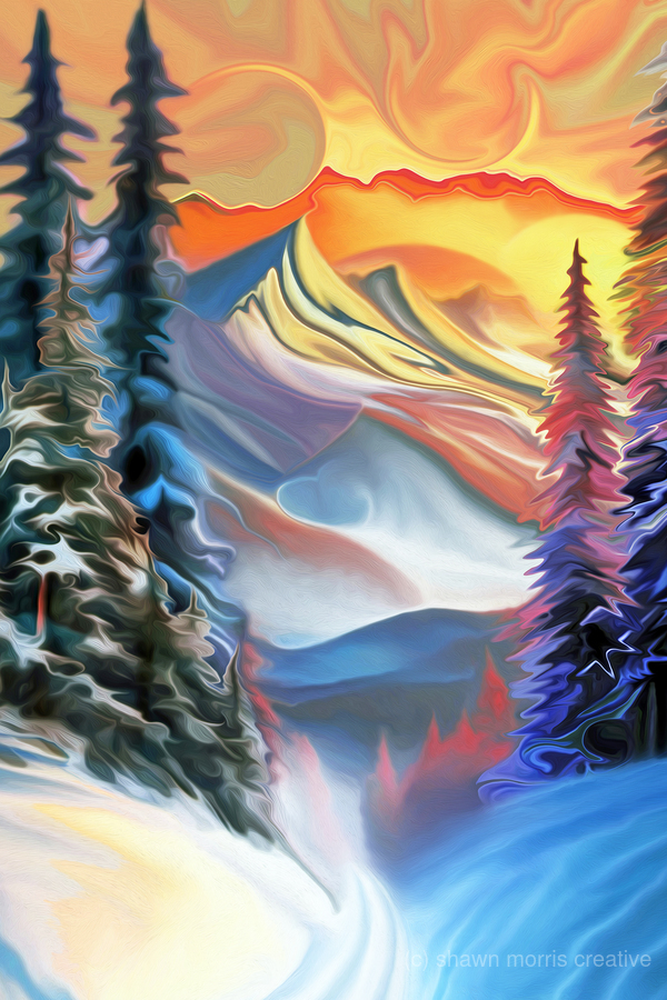 monashee mind tricks : landscape orientation   Print