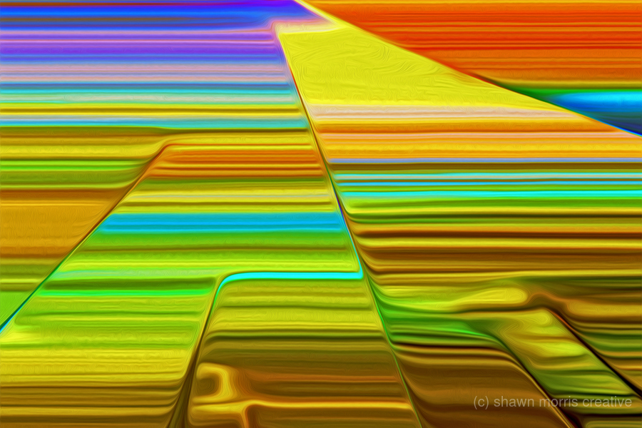 sun up in the paris of the praries  Print