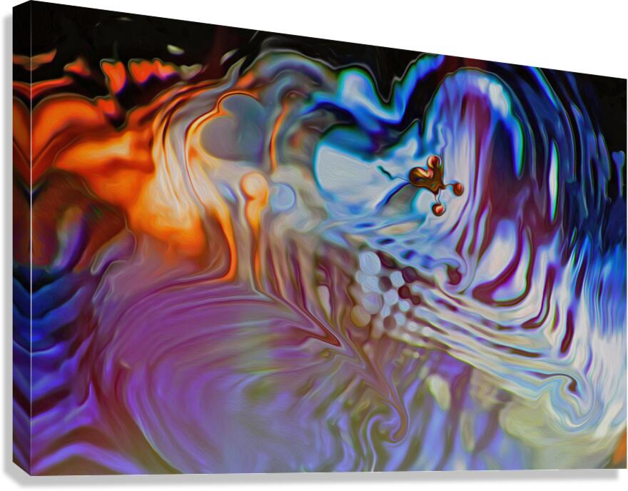 love bug ripple effect  Canvas Print
