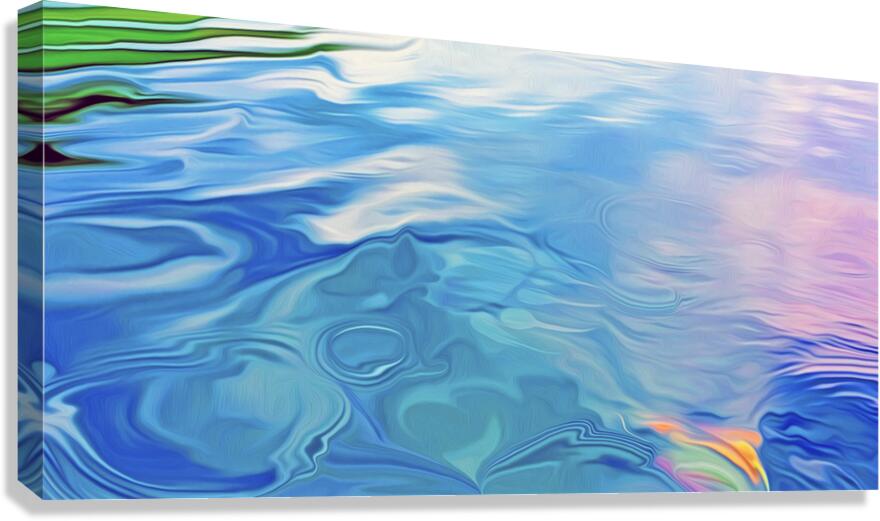 Paws for reflection : panoramic orientation Canvas Print