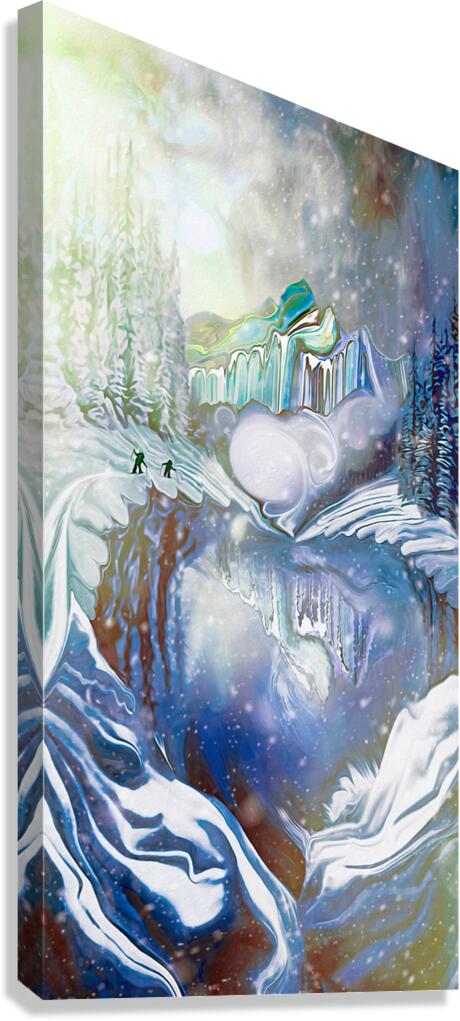 harvest moon flying heart kick start senders  Canvas Print