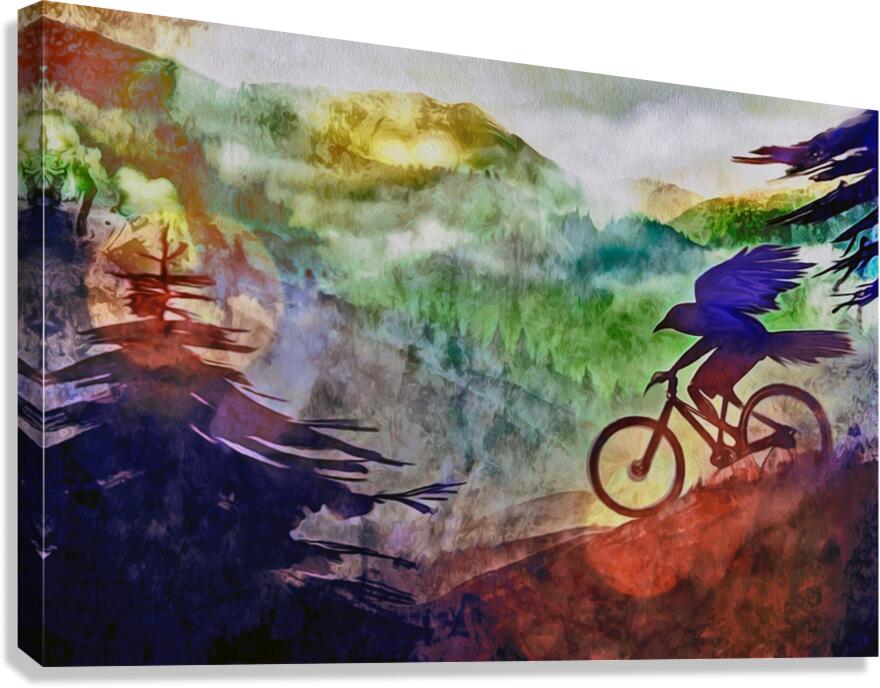 Ravenous Down Shifter Canvas Print