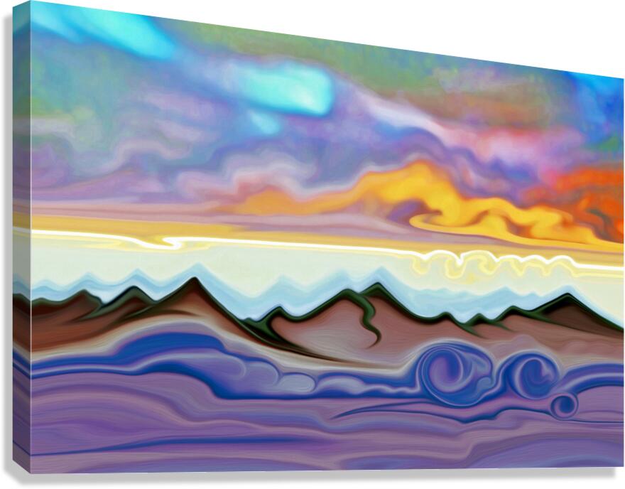 spaces in between  Canvas Print