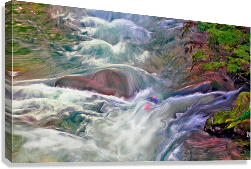 rapid heart hydrology Canvas Print