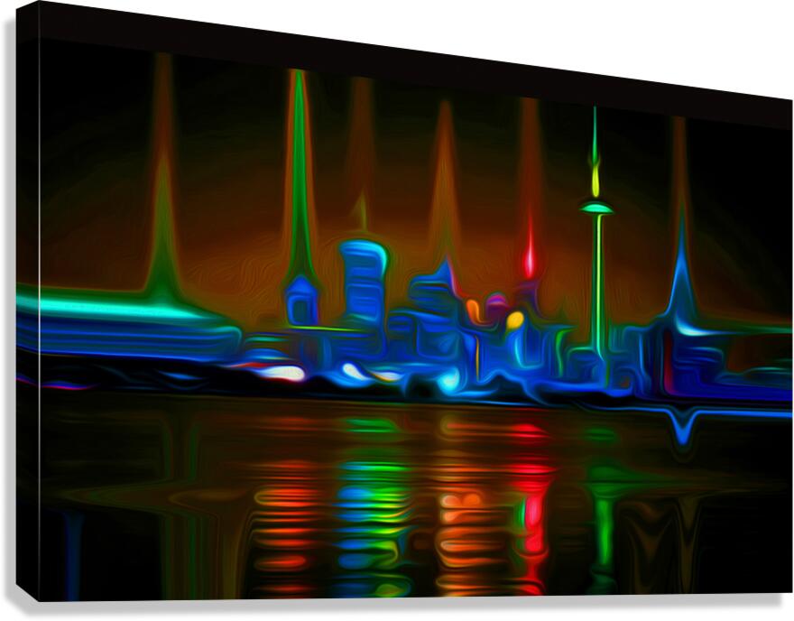 t dot candelabra Canvas Print