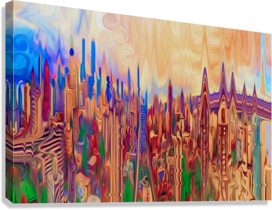 vangroovy sunrise Canvas Print