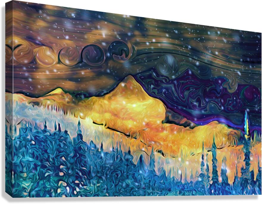 beholding kootenai gold  Canvas Print