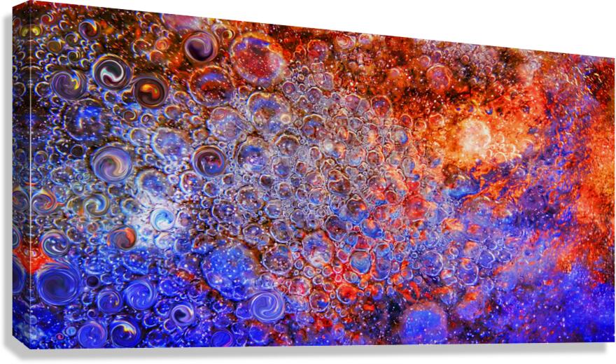 cosmic puddle cuddle  Canvas Print