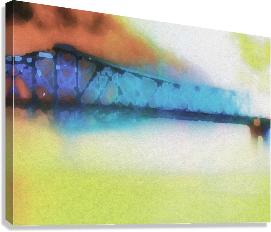 blue bob  Canvas Print