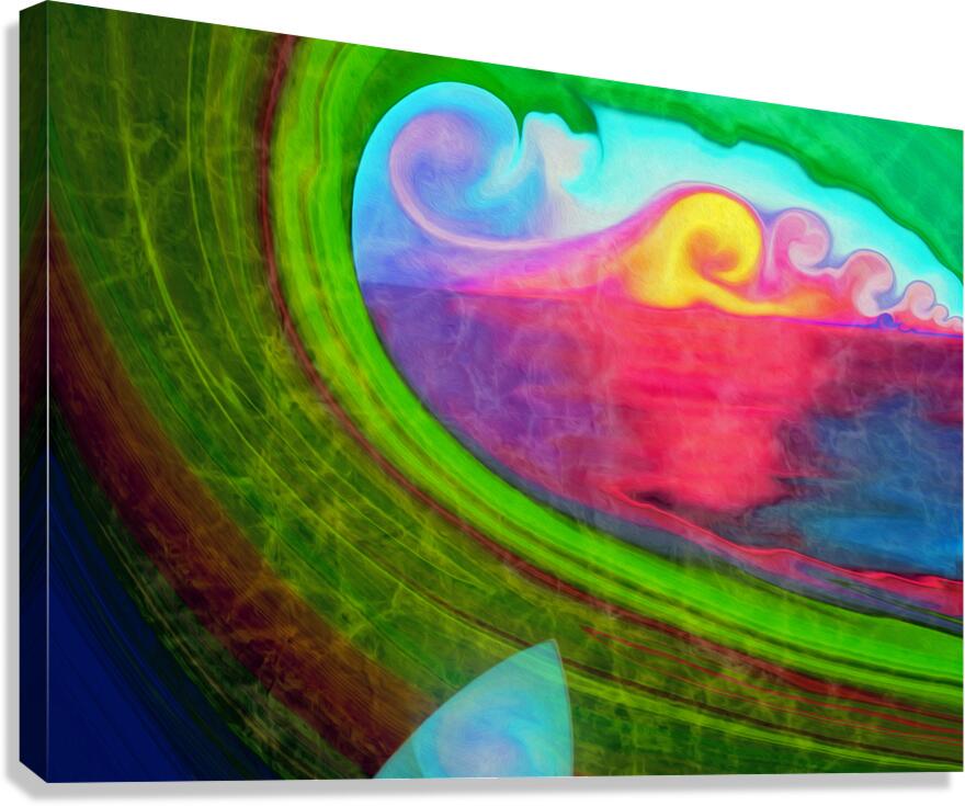 look to the horizon at first light Landscape Canvas Print