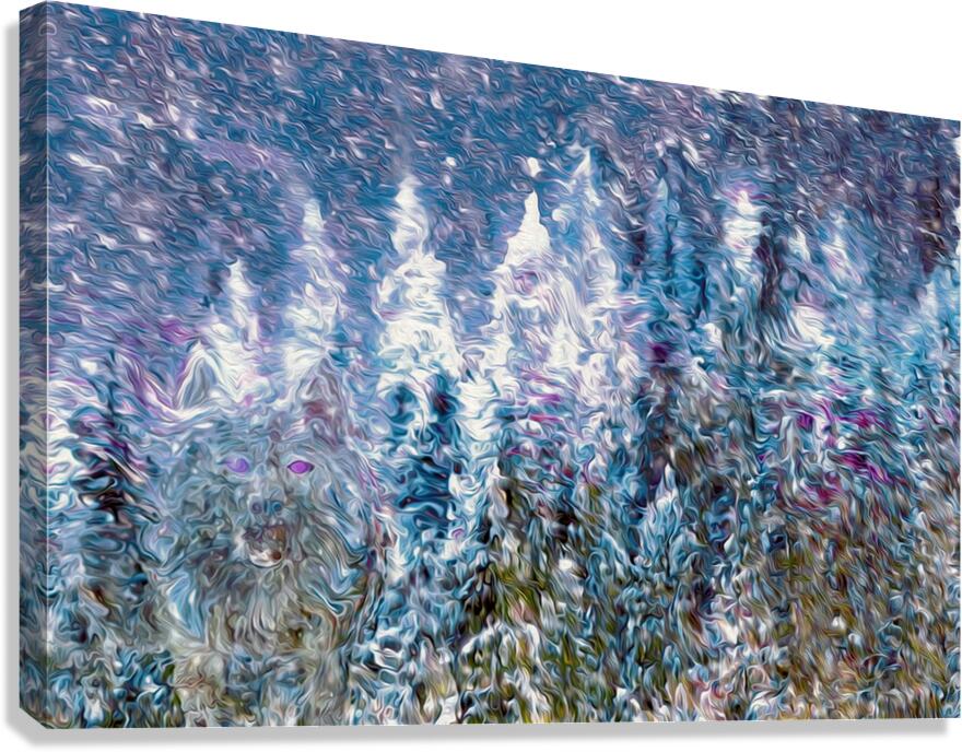 the howl of hidden pleasures  Canvas Print