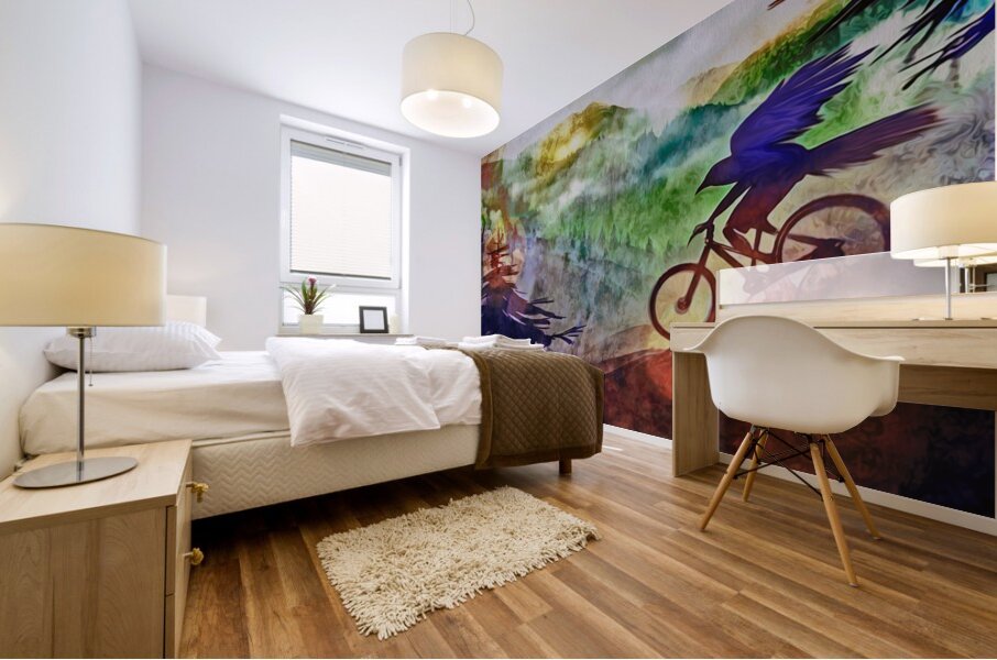 Ravenous Down Shifter Mural print