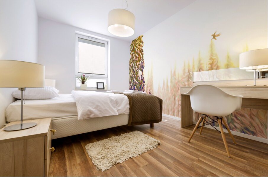 tricksters glow Panoramic Orientation Mural print