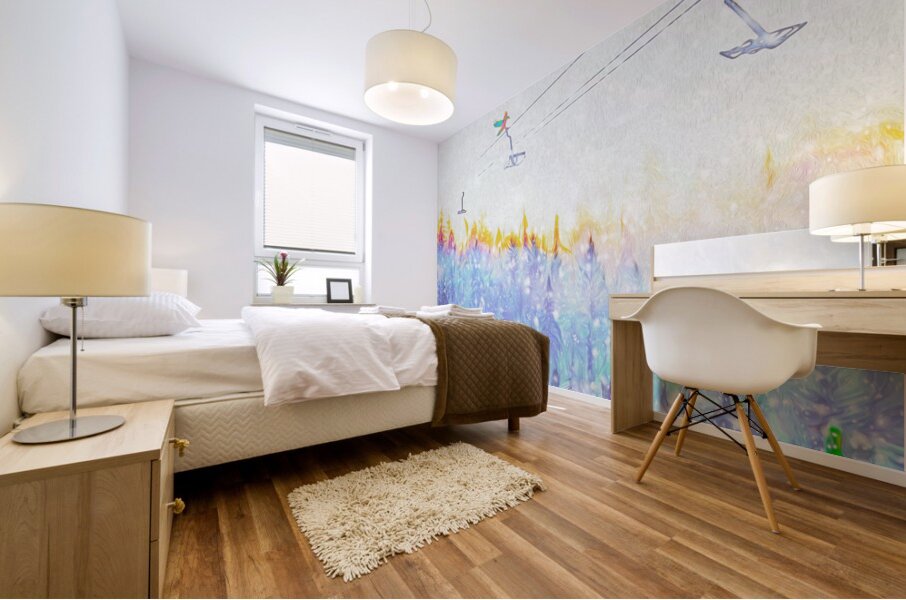 CHAIRWAY TO HEAVEN Mural print