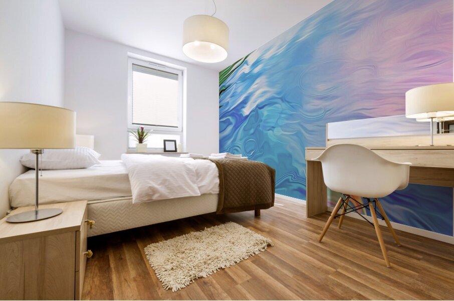 Pause for reflection : landscape orientation Mural print