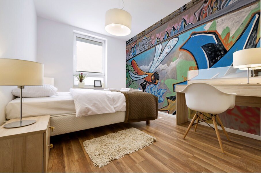 hastings bowl fly Mural print