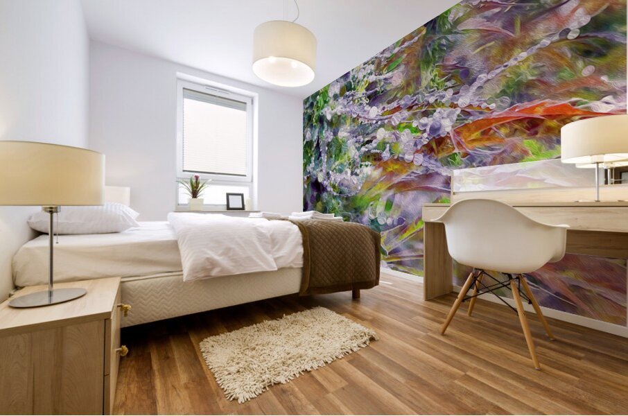 a perfectly sticky siuation Mural print