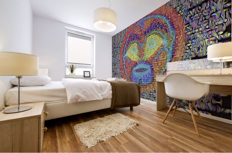 Indigenous algorithmics rising Mural print