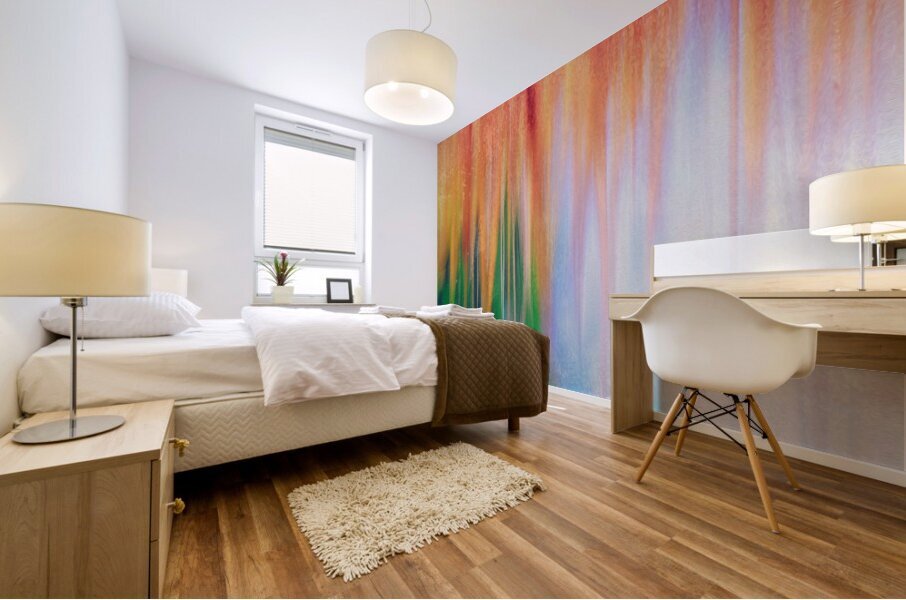 unmatched thatchery Mural print