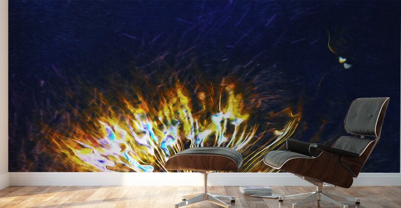 sparks and hearts rising Wall Murals