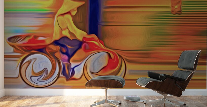 the constant joys of Hanois always on pedal power Wall Murals