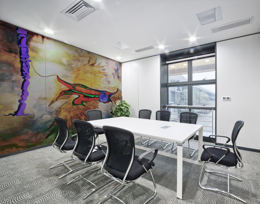 floating on a ravens back Wall Printing