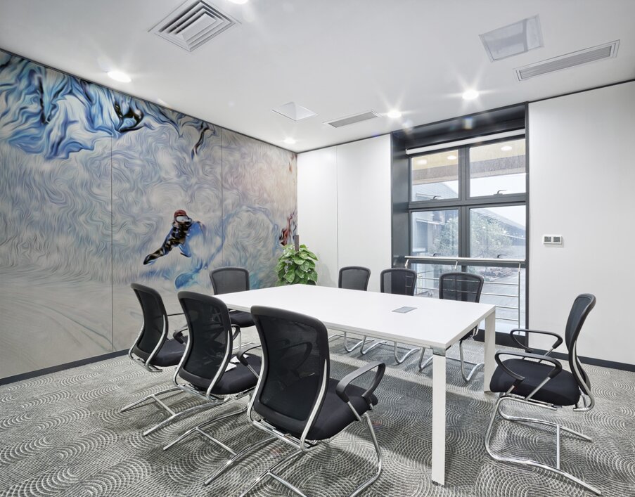 high noon heart plumes Wall Printing