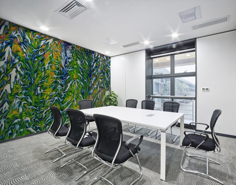 presimmon cardigan coniferous sunrise  Wall Printing