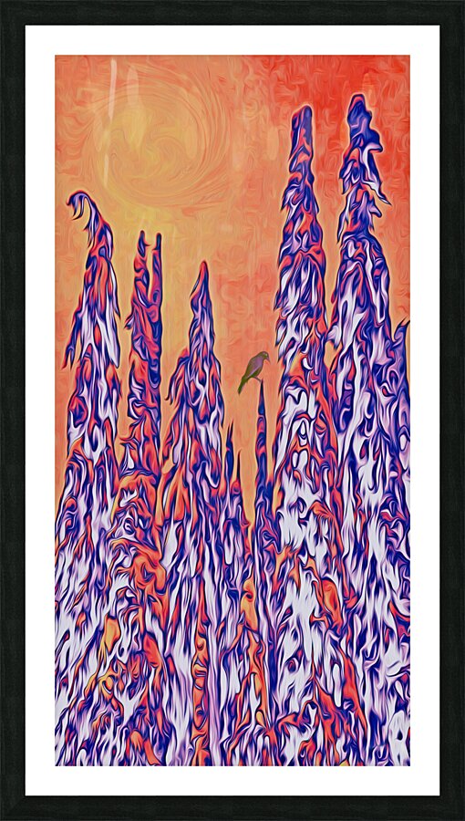 Alpenglow Pause Picture Frame print