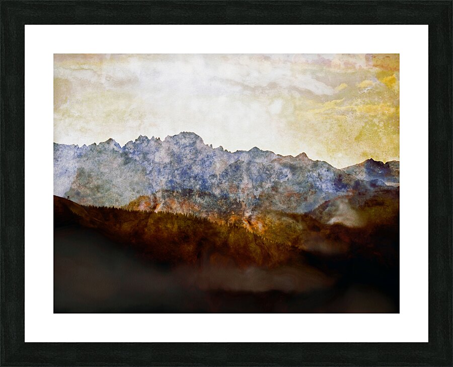 silver spray solo session Picture Frame print