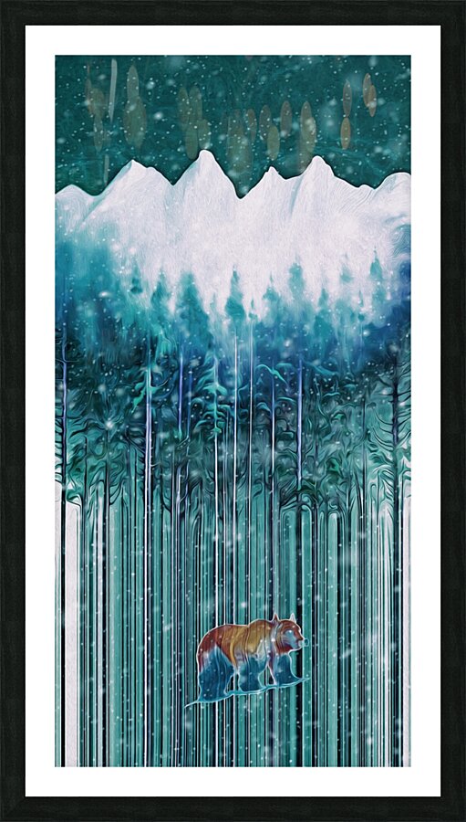 seeking higher ground Picture Frame print