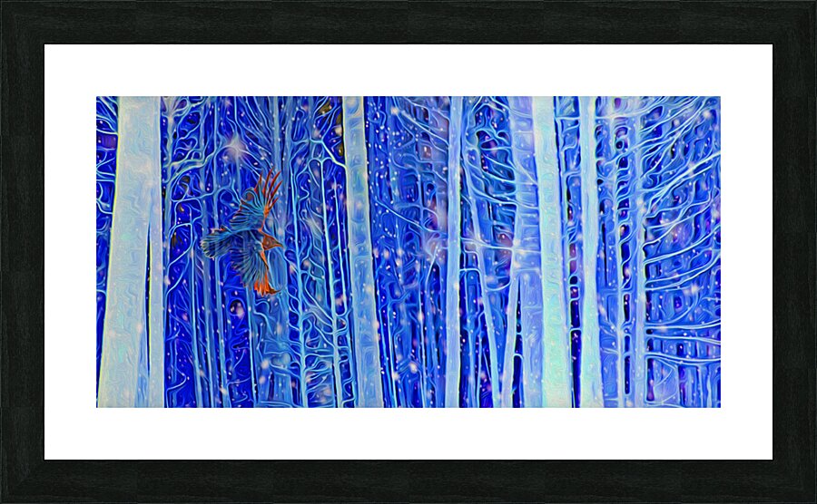 cold burn  Framed Print Print