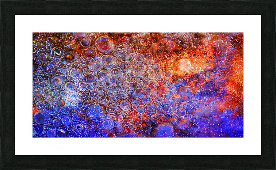cosmic puddle cuddle  Framed Print Print
