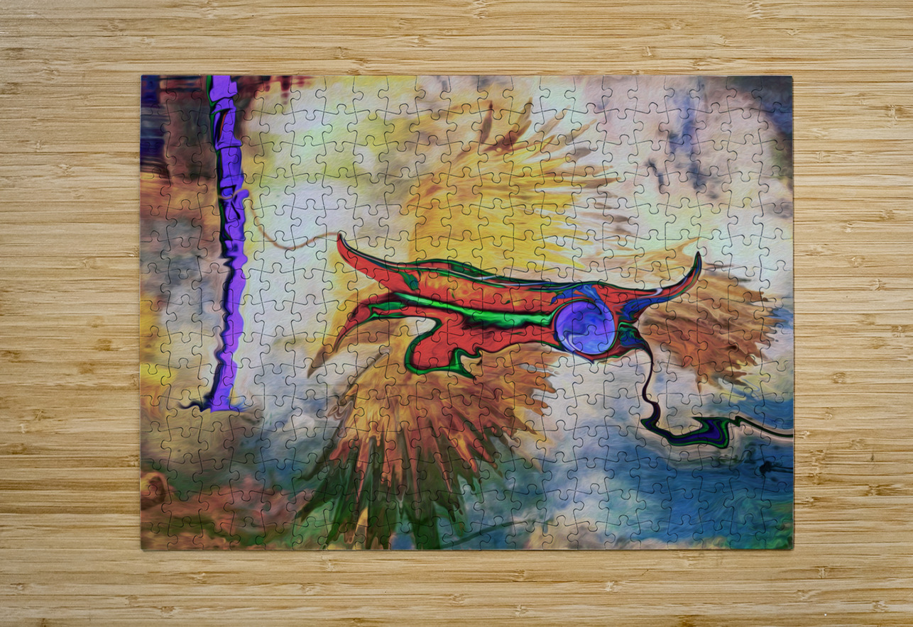 floating on a ravens back shawn morris creative Puzzle printing
