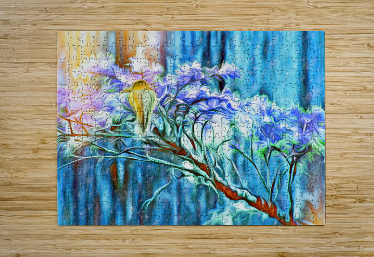 winter moss hawk shawn morris creative Puzzle printing