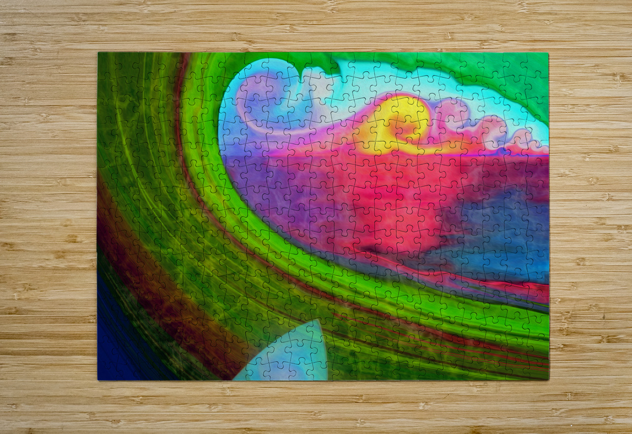 look to the horizon at first light Landscape shawn morris creative Puzzle printing