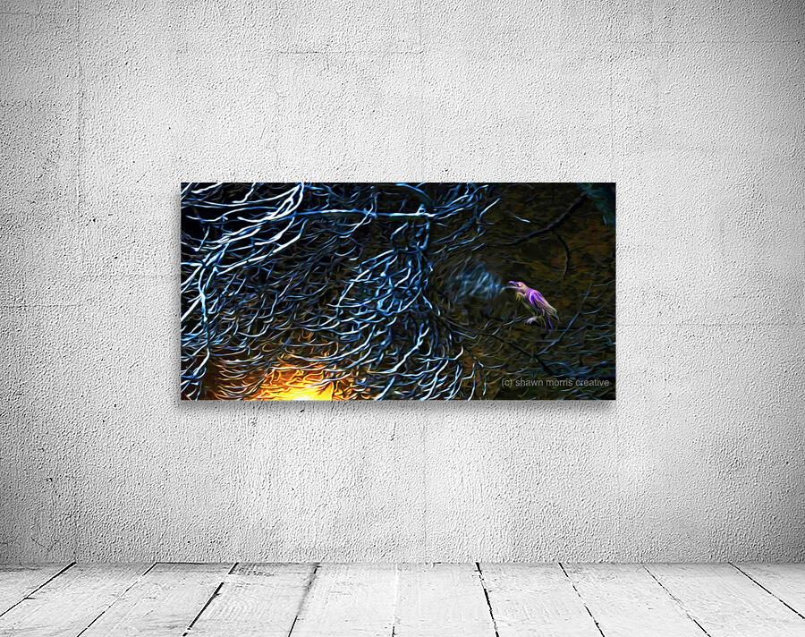 night Caw Cawler : Panoramic Orientation by shawn morris creative