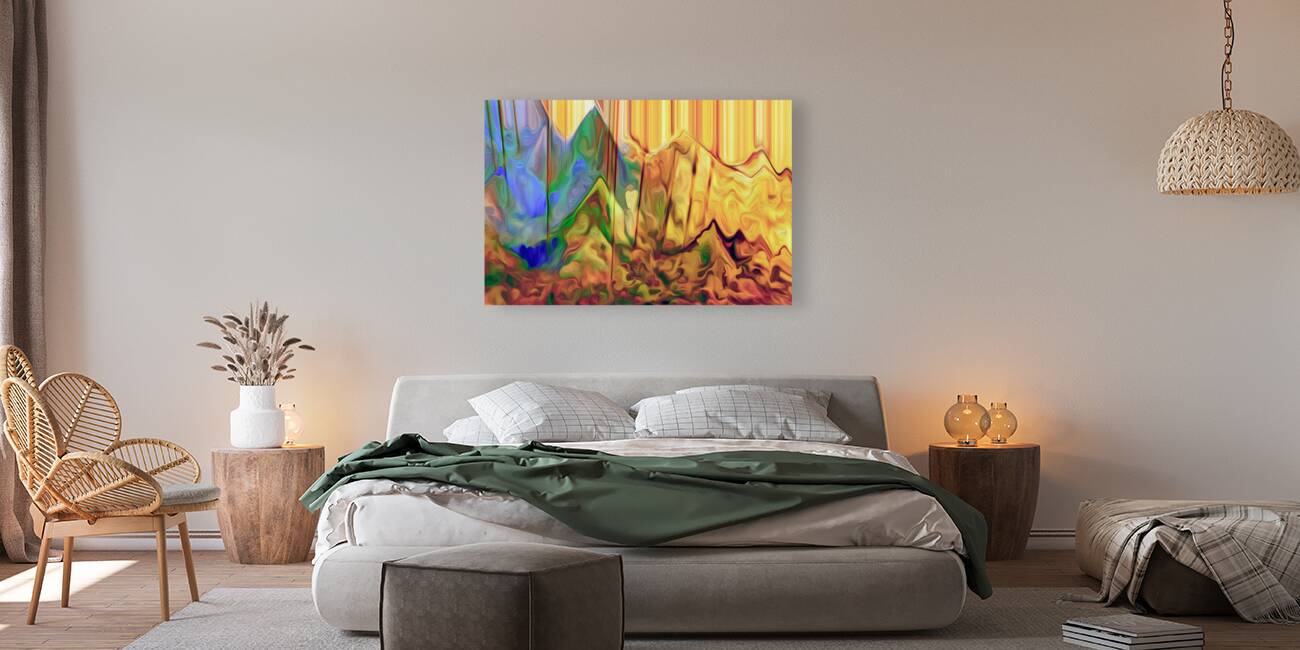 autumn in the alpine Reproduction