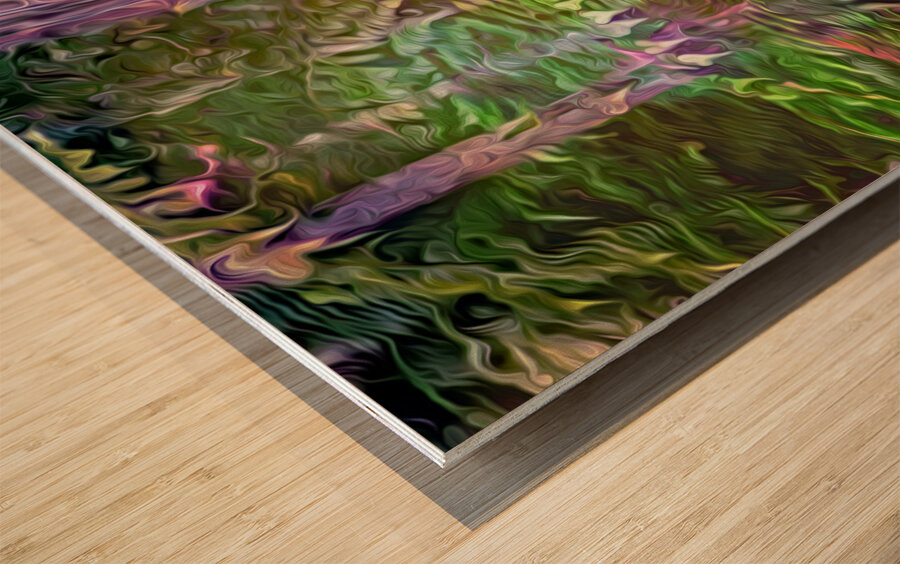 Svelt Velvet Sunrise Wood print